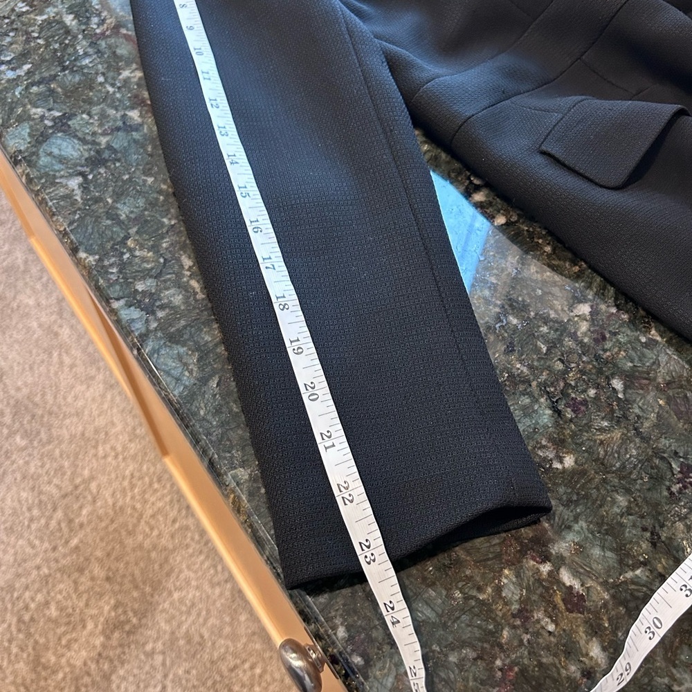 Vintage 90’s Ann Taylor Black 100% wool utility inspired lined blazer. EUC - Picture 11 of 14